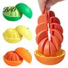 Fake Orange Toy 3D Printed Fidget Toy, Stress Relief Simulated Kids Fruit Model Decoration Ornament for Home Office