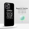 Cute cup-Head classic cartoon pattern Phone Case For iPhone 17 16 15 14 13 12 Plus Pro Max High-end Luxury Magsafe Sheepskin