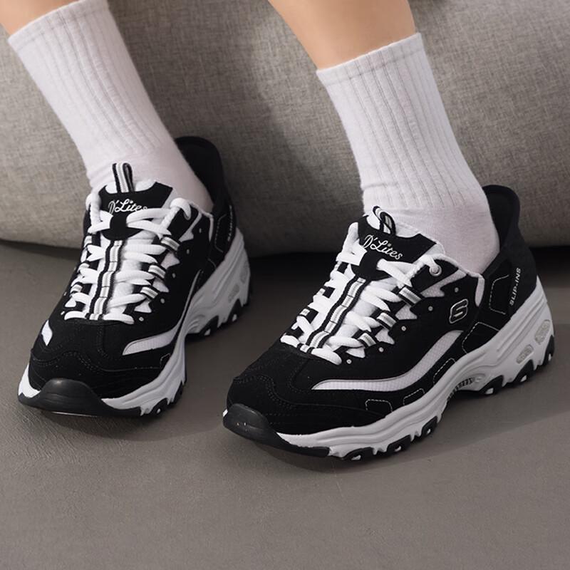 Skechers Women s 150030-BKW Panda Casual Sneakers EU 35.5