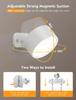 LED Magnetic Wall Sconce Lights,Rechargeable Dimmable Wall Mounted Lights with Remote, 360° Rotation Wall Mount Lamp for Bedroom
