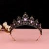 Children's Crystal Tiara Headband: Princess Crown Hair Accessory for Girls' Birthdays and Performances