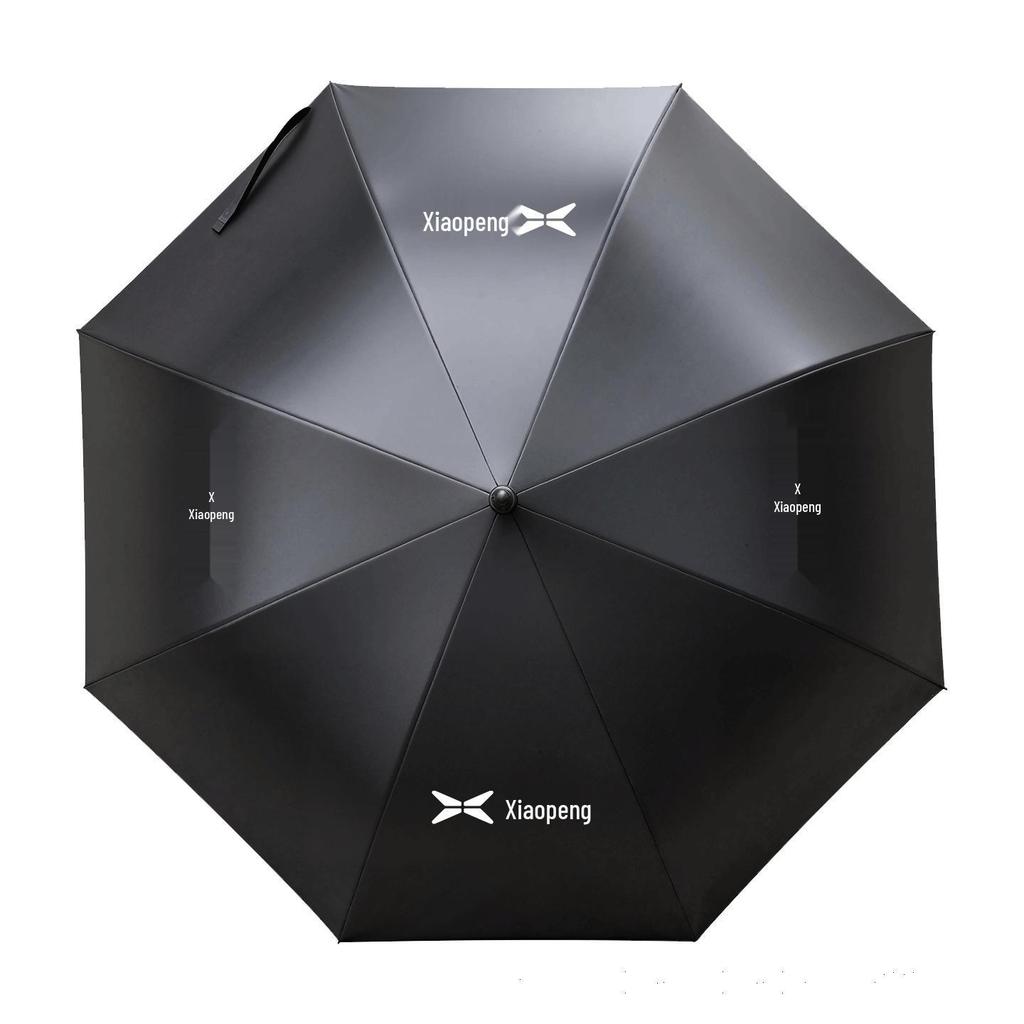 XPeng MONA Dedicated Car Sun & Rain Long Handle Umbrella - Fits L03, L05, X9, P5, G3 Models