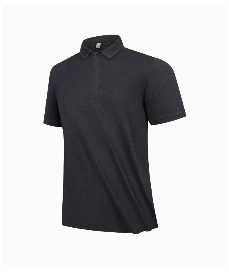 Men's Ice Silk Polo Shirt - Quick Dry, Short Sleeve, Frosted Mulberry Skin, High Quality Summer Wear
