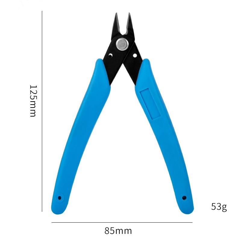 Hair Extension Pliers Keratin Bond Cutting Pliers Wire Flush Cutters Wire Clippers Nippers Hair Extension Tool with an Opening Spring Weft Extensions