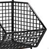 Garlic Ginger Storage Basket for Household Restaurant Farmhouse Black 2 Grids