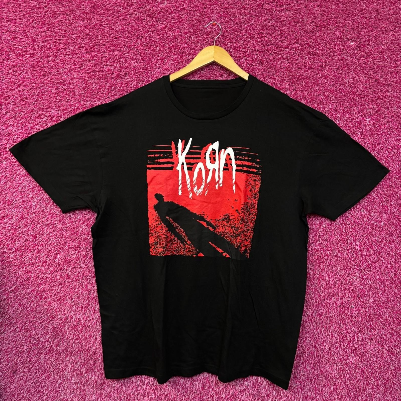 Korn Self-titled Album Cover Art Nu Metal Rock Band Tee 3XL XL