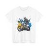 Dirt Bike Rider T-Shirt | Motocross Motorcycle Splash Design, Cotton Tee, Gift