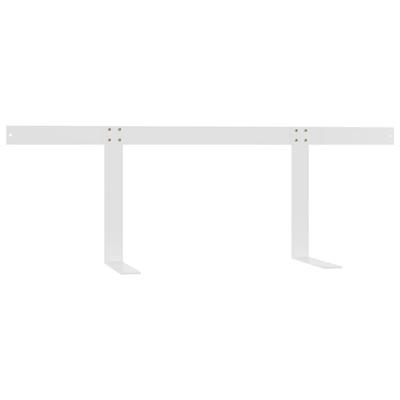 Backrest for Pallet Sofa White 110 Cm Iron