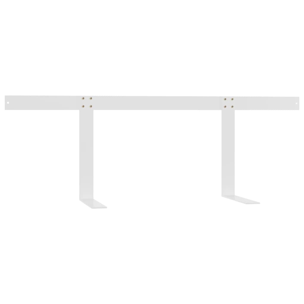 Backrest for Pallet Sofa White 110 Cm Iron