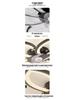 Silent Modern Flush Mount Ceiling Fan Light for Living Room/Bedroom
