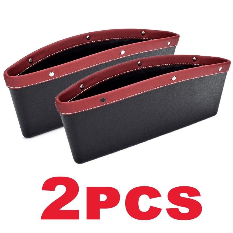 Car Seat Slit Gap Organizer Key/Phone/Coins Storage Pocket Car Interior Sundries Bag Pouch Auto Driver Seat Catcher Phone Holder