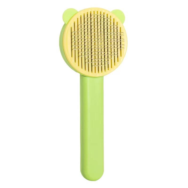 Pet Grooming Needle Comb for Cats and Dogs - De-Shedding, Brushing, and Massage Tool for Long-Haired Breeds