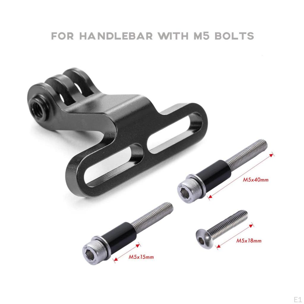 Cycle Extension Bracket CNCMachined Bike Computer Mount Aluminum Alloy for Cyclists, Road Biking