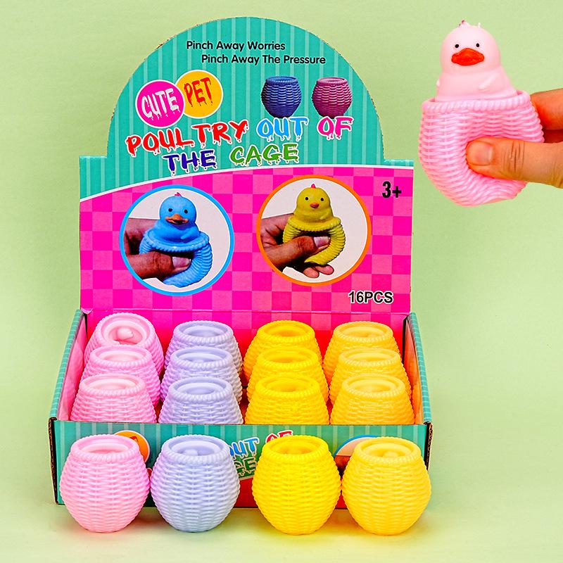 Creative Decompression Cheese Mouse & Squirrel Toy Cup