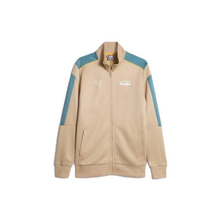 

Puma Куртка мужская с длинным рукавом и принтом в виде буквы, воротником-стойкой, на молнии, желтая 621017-03 S