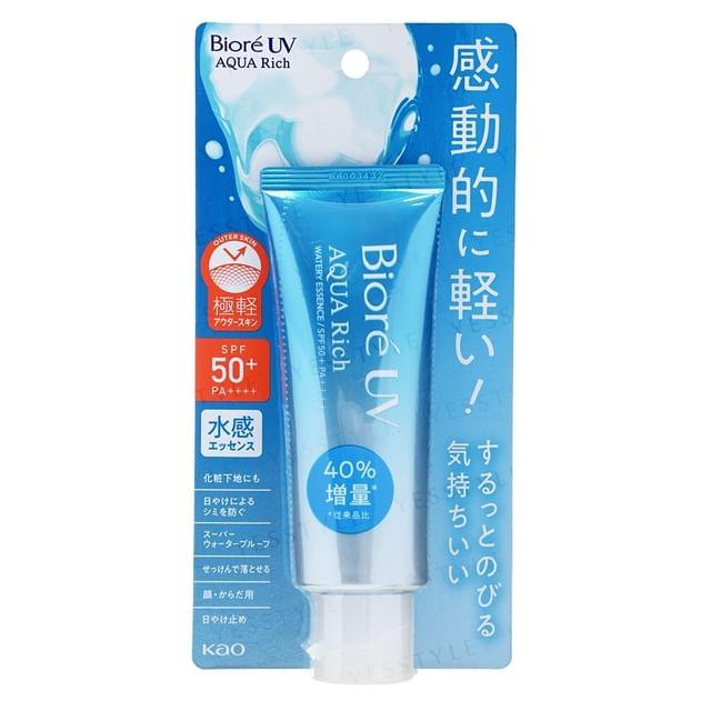Kao - Biore UV Aqua Rich Водянистая эссенция Солнцезащитное средство SPF 50+ PA++++ 70g - 2025 JP Edition