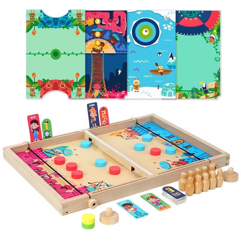 Brangdy 12-in-1 Fast Sling Puck & Desktop Board Game Set