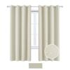 Nordics Full Blackout Solid Color Curtain With Polyester Fabric For Living Room And Bedroom Windows