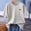 2026 Year of the Horse Embroidered Cotton Unisex Short Sleeve Tee