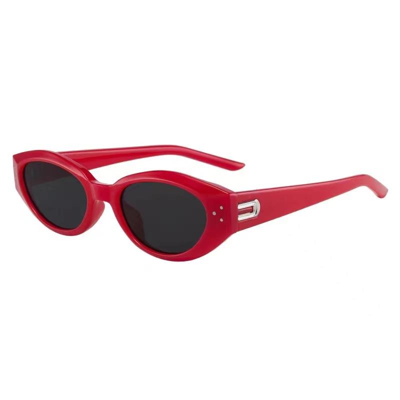 Korean Style Women Sunglasses Fashion Cat Eye Shape Anti-glare Sun Glasses for Outdoor Hiking