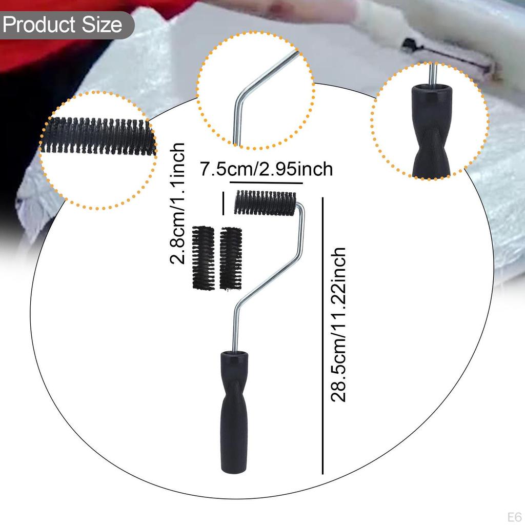 Fiberglass Roller Tool Bubble Paddle Laminating Paint Kit for Indoor