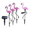 1/3Pcs Flamingo Solar Lamps Automatic Charging IP65 Waterproof Easy to Install Landscape Solar Lights Outdoor Garden Decorations