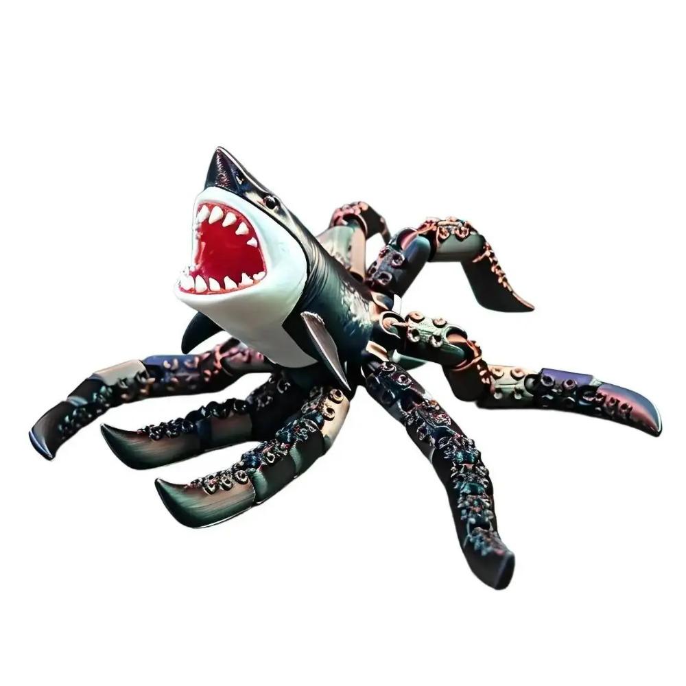 Figura de Juguete Subnautica Leviatán Bloop Gran Maja Figura Devorador de Mar Monstruo Figura de Juguete Pez Figuras de Impresión 3D Figura