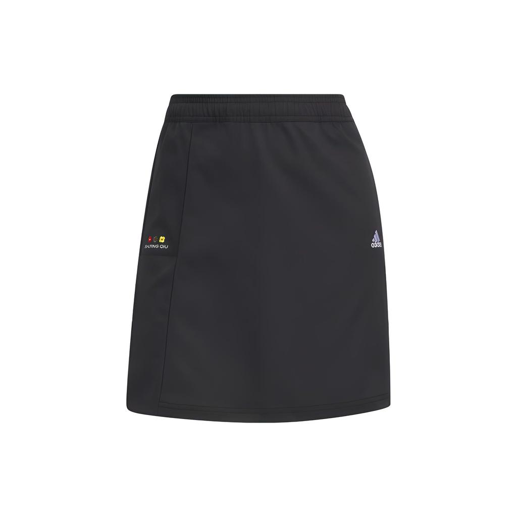 Adidas X SHUTING QIU Collaboration Collection Casual Short Skirts Women's Black IM8451