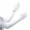 Non-slip Long Sleeve Solid Color Sunscreen Sleeve Gloves Simple Ice Silk Arm Sleeve  Running