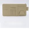Car Organizer Light Barrier Car Sun Visor Organizer Clip Sunshade Storage Bag Zipper Sunglasses Pen Card Small Files Bracket