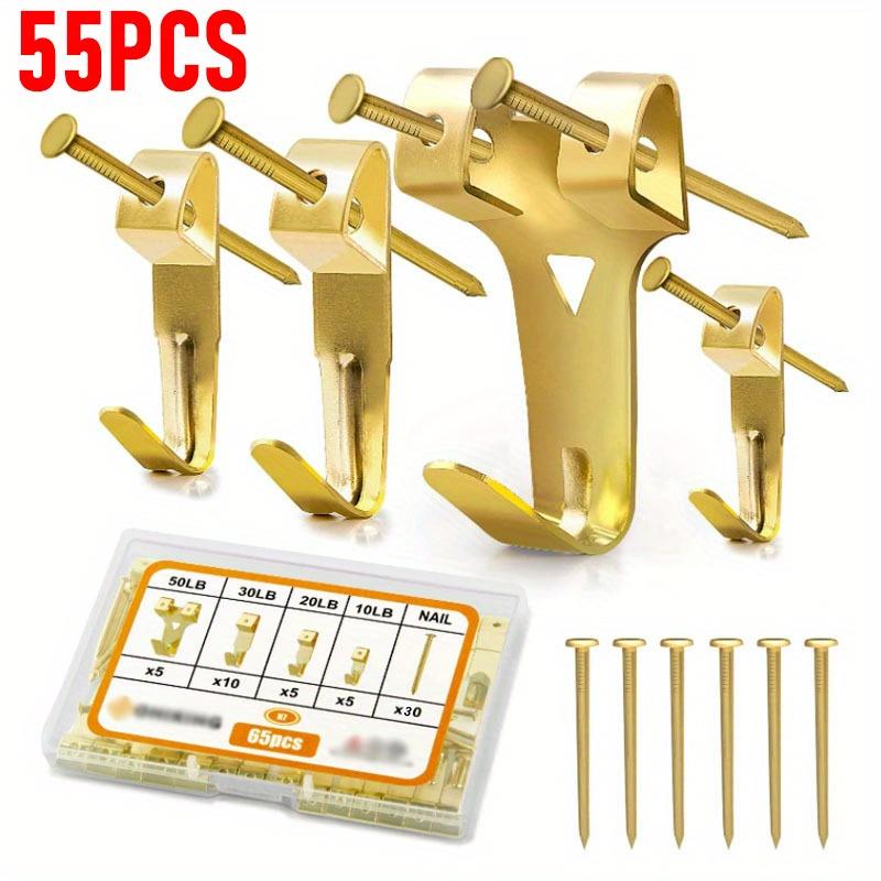 1 Set Metal Reinforced Picture Frame Hook Combination Box Photo Hanging Piece Picture Frame Accessories