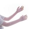 Women's Anti-UV Sun Protection Gloves - Thin, Long Ice Silk Sleeves for Summer Driving and Cycling