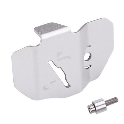LEDISHUN Fluid Tank Protector for Honda Dax 125 and Monkey 125 (Silver)