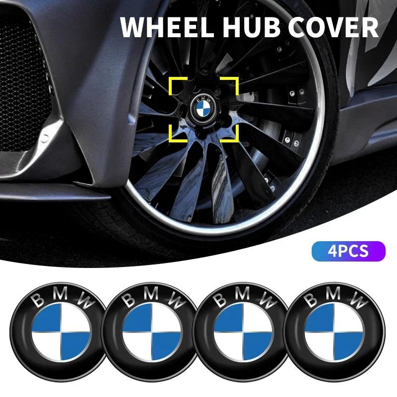 4 ks 56mm středové krytky kol auta Samolepka Kryt ráfku Odznak Znak Pro BMW M M3 M5 X1 X3 X5 X6 E90 E91 E92 E93 F10 F30 E60 F13