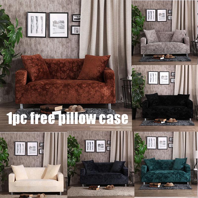 Elastic Sofa Cover For Living Room Velvet Plush L Shape Furniture Couch Slipcover Chaise Longue Corner Stretch At Affordable S Free Real Reviews With Elastic Sofa Cover For Living Room, Cream Velvet Sofa Cover