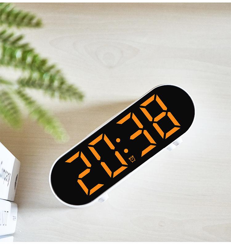 GH9000 Multi-functional Wireless Charging Alarm Clock - Bedside Desk Clock with Fast Mobile Phone Charging
