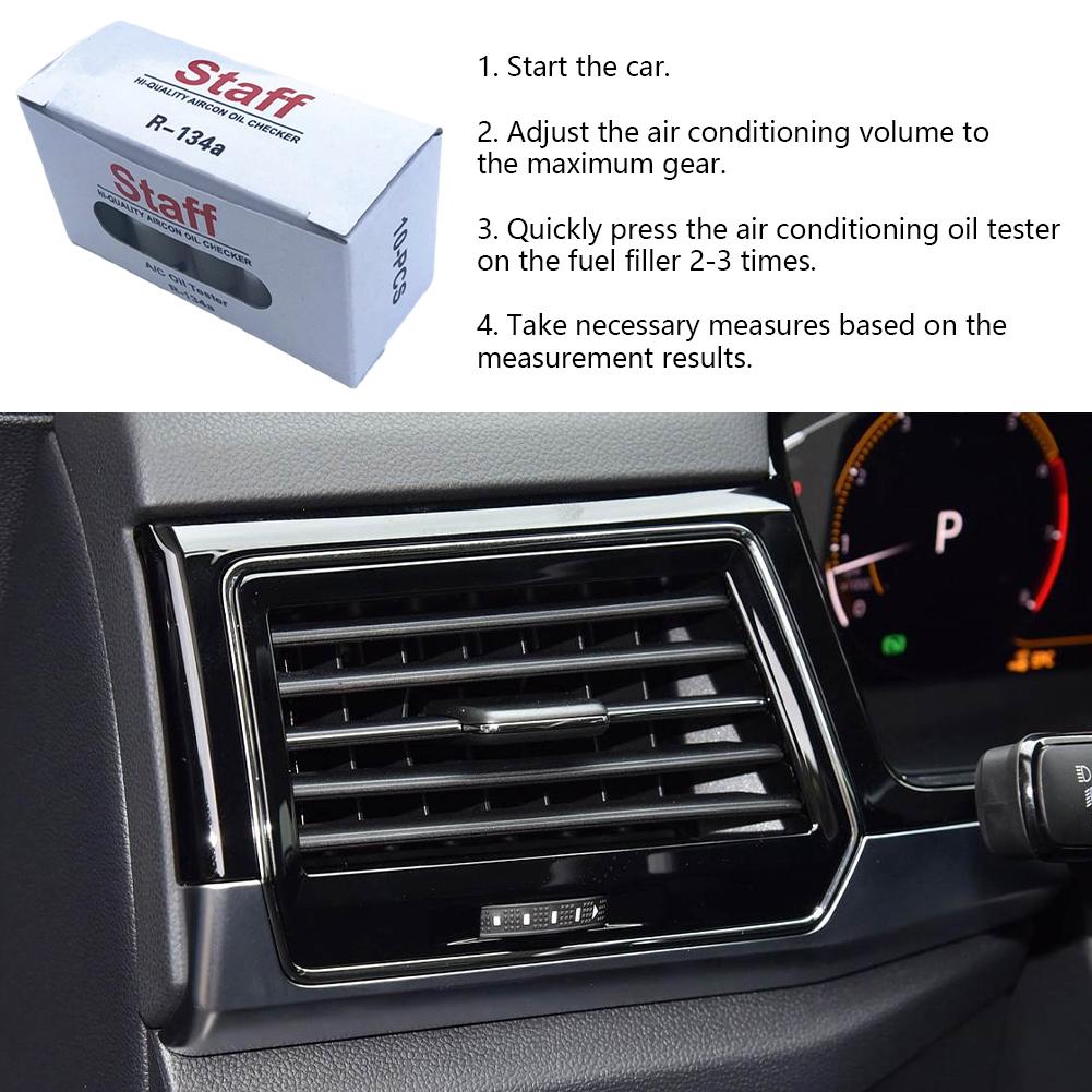 Car Aircon Oil Checker R134A Auto Air Conditioning System Oil Tester Refrigeration Oil Testing Instrument
