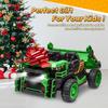 24V Ride On Toys w/Remote Control, 2 Seater 400W Ride On Dump Truck, Electric Powered Ride On w/Dump Bed, 3 Speeds, Shovel, Blue