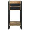 Side Table Brown 40 x 40 x 80 cm Solid Mango Wood