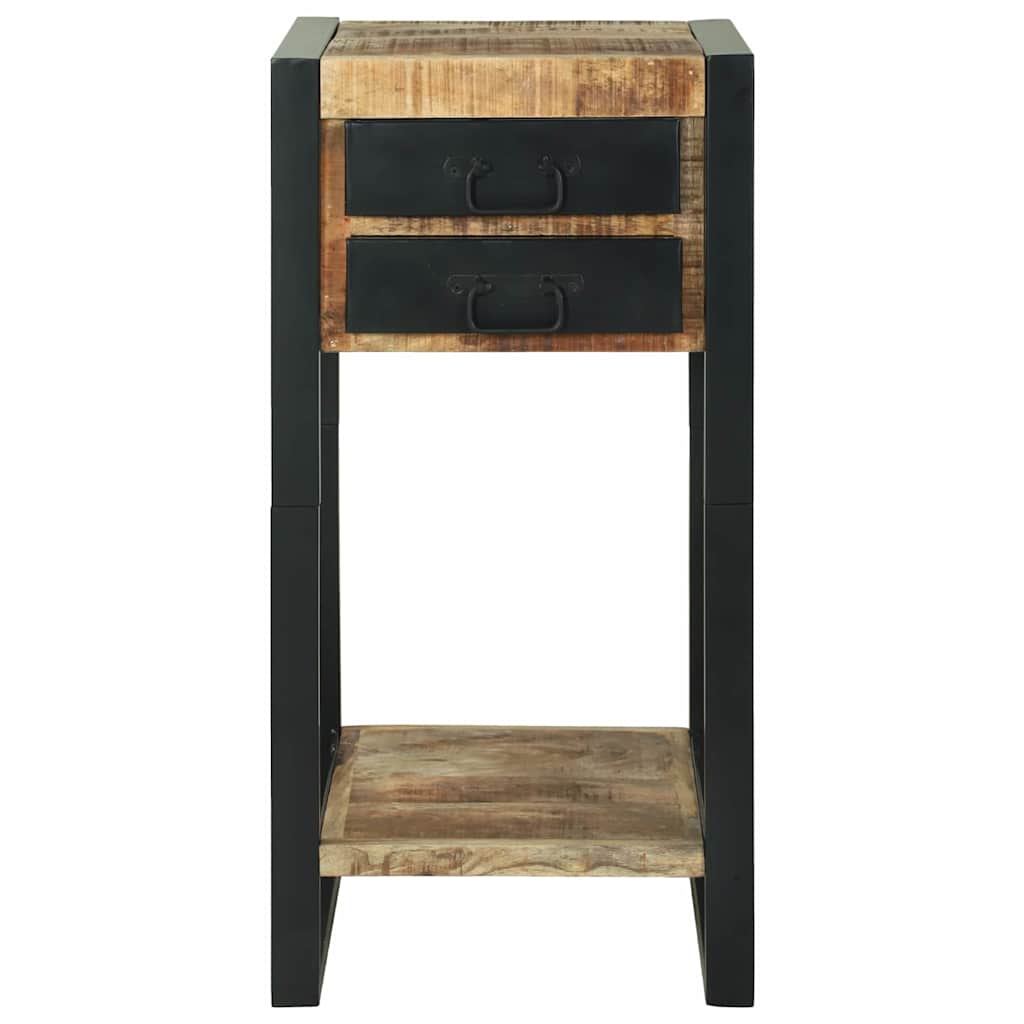 Side Table Brown 40 x 40 x 80 cm Solid Mango Wood