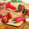 Easy To Use Stainless Steel Strawberry Corer for Easy Stem Removal In The Kitchen