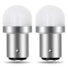 TORIBIO S25 Double Bulb 1157 BAY15D High Brightness Car LED 3030 LED Element Tail Light Universal Brake Light White Set of 2 P21/5W 10V-30V