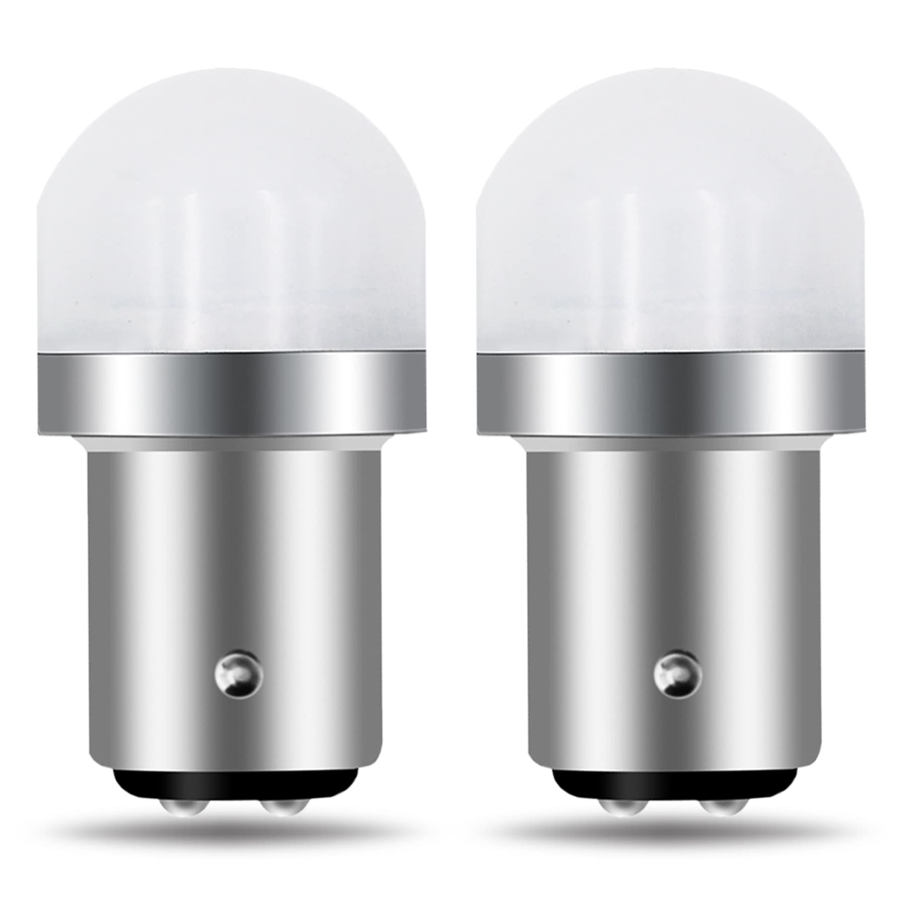 

TORIBIO S25 Двухконтактная лампа 1157 BAY15D Высокая яркость Автомобильная LED 3030 LED Элемент Задний фонарь Универсальный Стоп-сигнал Белый Комплект из 2 штук P21/5W 10V-30V белый