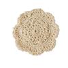 Handmade Crochet Flower Placemat - Cute Single Flower Design, 5g, OPP Bag Package