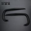 Auto Styling Carbon faser Nebelscheinwerfer Licht Kühlergrill Lip Splitter Bumper Spoiler Aufkleber Für Mercedes Benz GLB X247