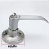 Aluminium Zinc Zinc Alloy Door Handle Lock Silver Three Bar Handle Lock Universal Home Door Lock  Bedroom