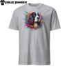 Colorful English Springer Spaniel Unisex T-Shirt: Unique Dog Design! Tee
