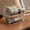 Acrylic Makeup Sponges Organizer Clear Cosmetic Tools Storage Case Portable Puff Storage Case