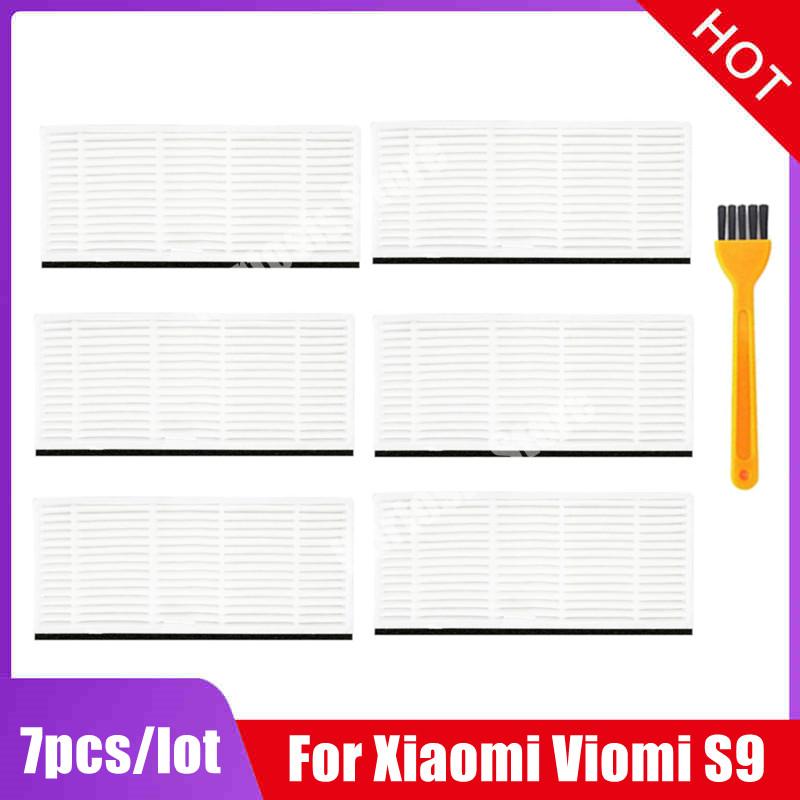 Haupt-Seitenbürste Hepa-Filter Staubbeutel Mopptücher Lappen Zubehör-Set für Xiaomi Viomi S9 Roboter-Staubsauger Ersatzteile
