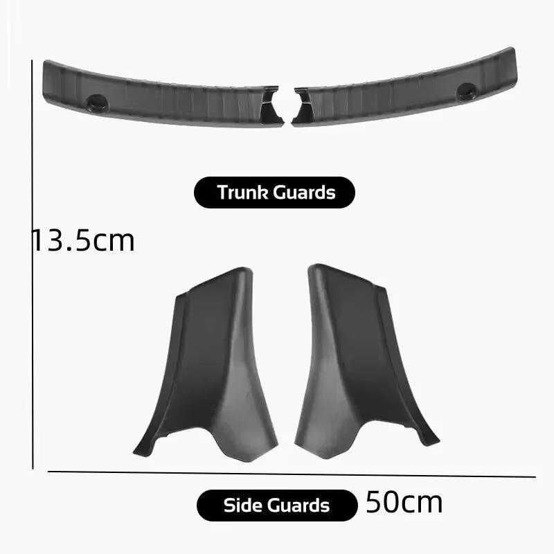 

Защита заднего бампера для Tesla Model Y, аксессуары, автомобильный TPE задний багажник бампер порог защитная накладка отделка протектор аксессуар